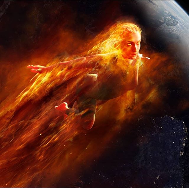 Dark Phoenix blasts off into space