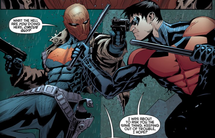 Red Hood vs Nightwing DC Comics