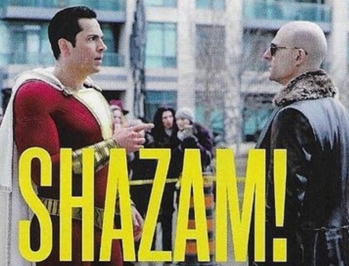 Shazam Zachary Levi and Mark Strong