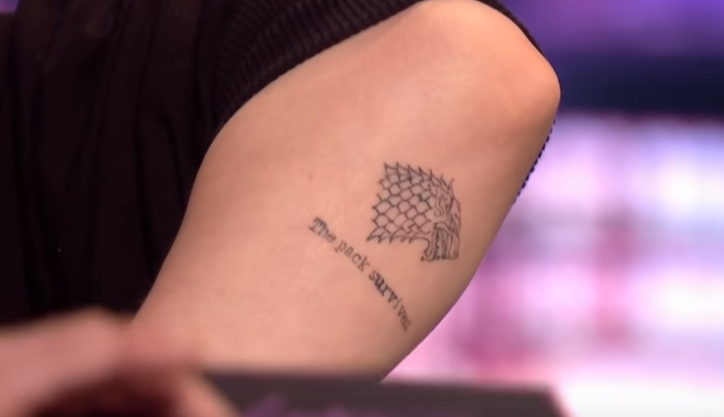 Sophie Turner Game of Thrones Tattoo