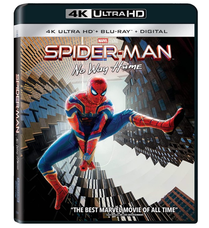 Spider-Man No Way Home Blu-Ray