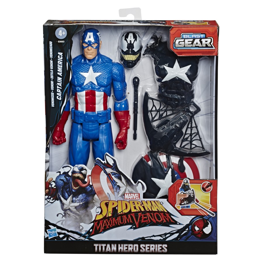Details about   Marvel Spiderman Maximum Titan Hero Series Venom Ghost-Spider Action Figure New 