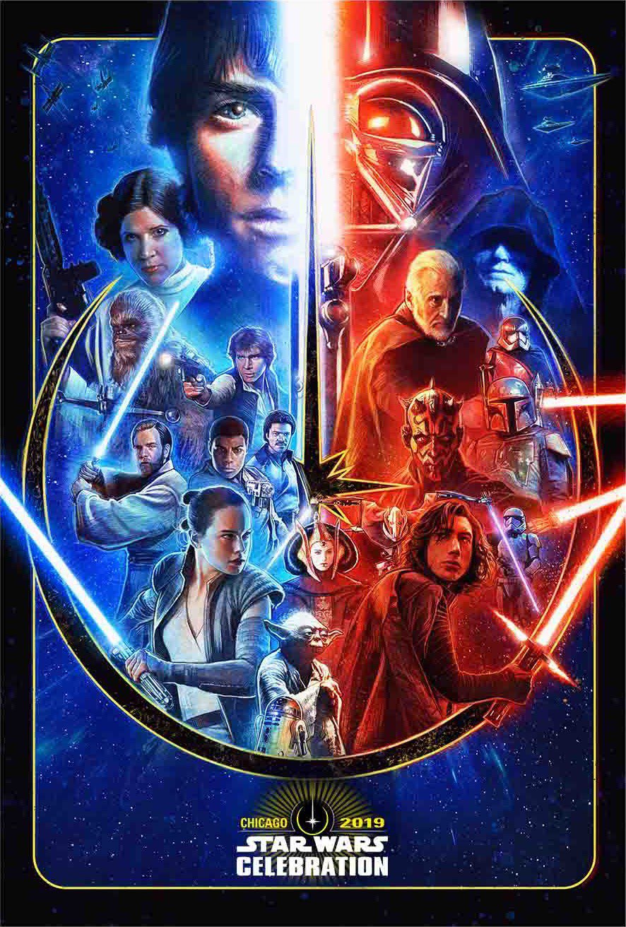 Star Wars Celebration Chicago Poster