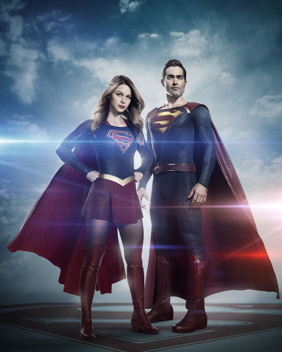 Superman Tyler Hoechlin and Melissa Benoist Supergirl
