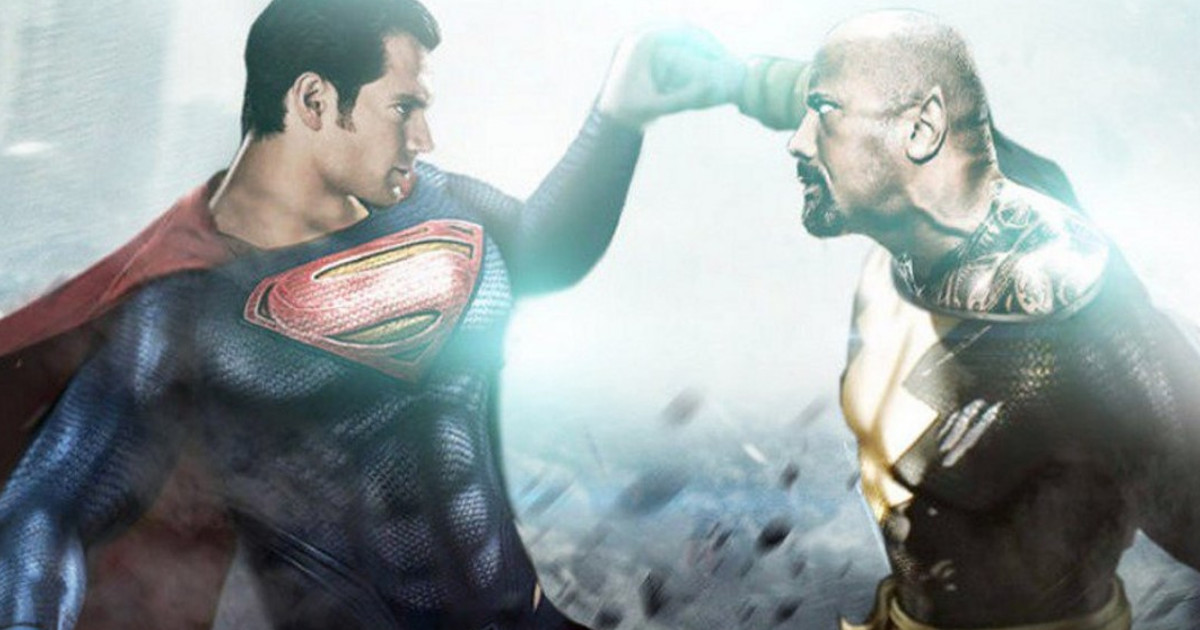 IGN on X: The Rock is confident that his Black Adam will fight Superman  one day in a DCEU film. He's not sure if that will be Henry Cavill or  someone else