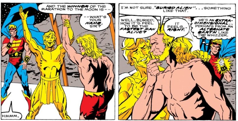 The Flash vs Makkari Quasar 17 Marvel Comics