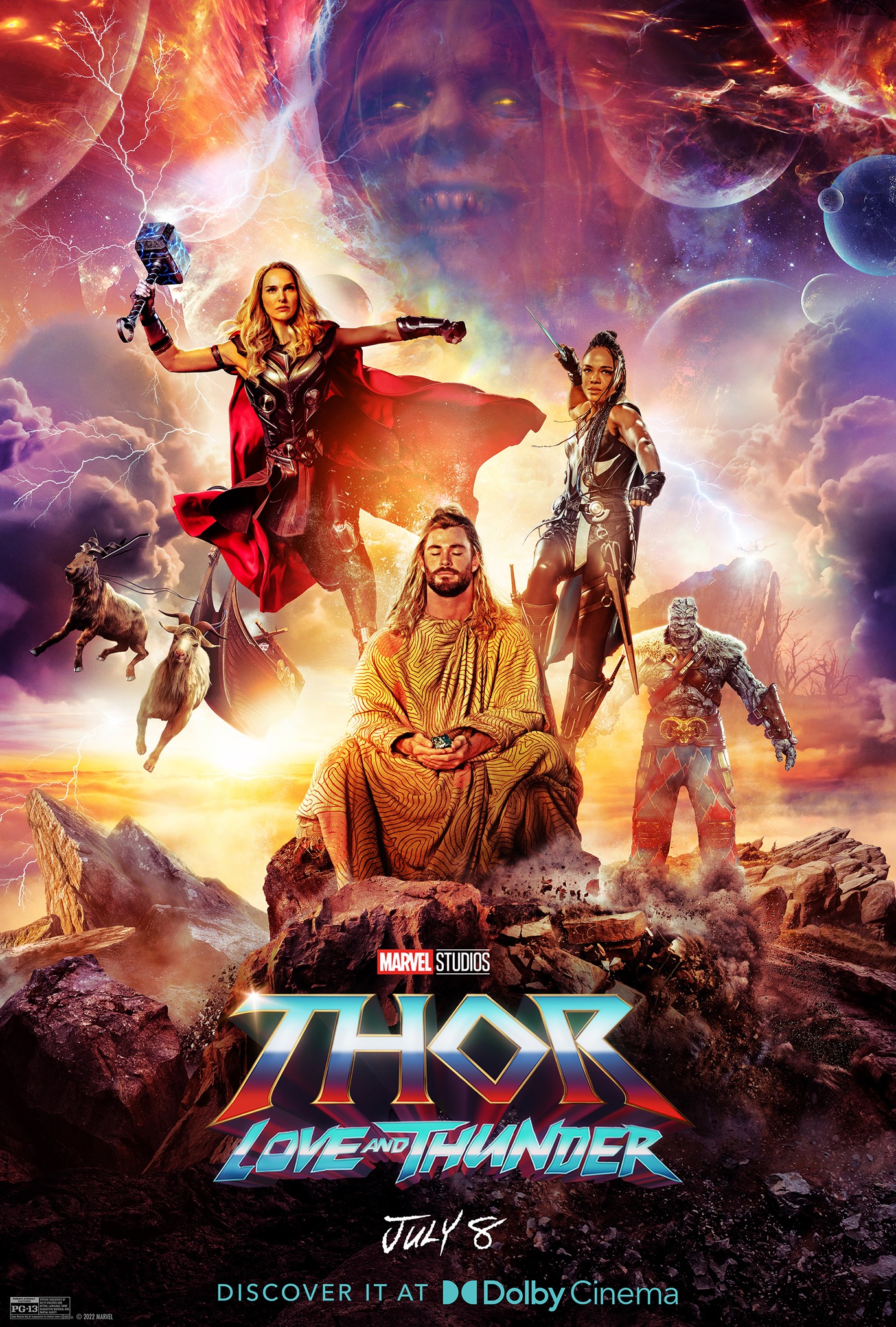 Thor Love and Thunder movie poster