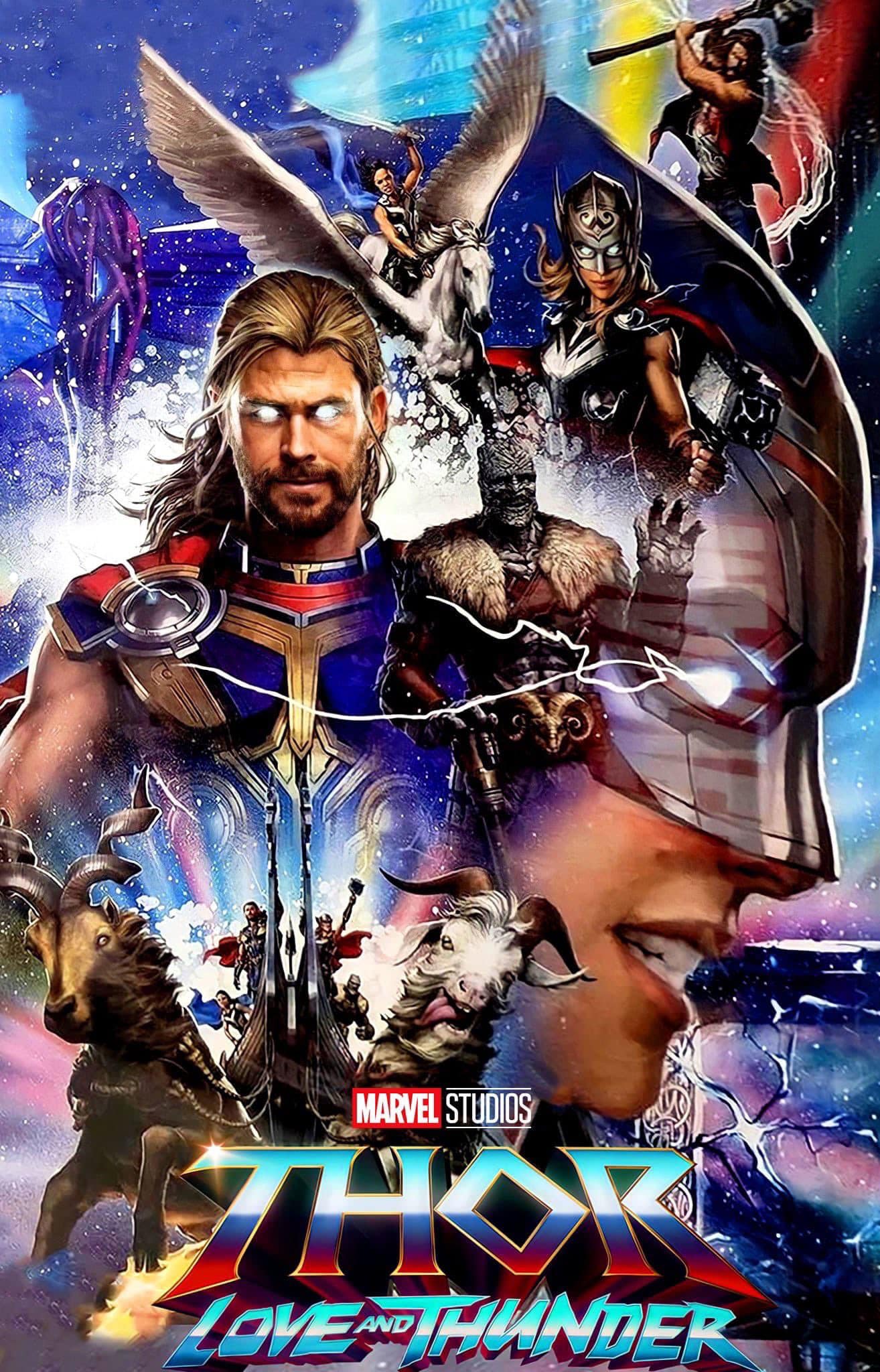 More Thor: Love and Thunder Promo Art Reveals Thor, Mighty Thor, Gorr &  Plot Details