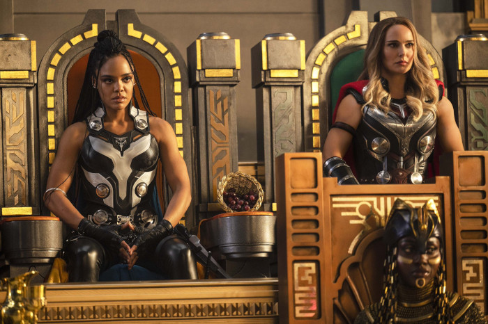 Thor Love and Thunder Tessa Thompson and Natalie Portman