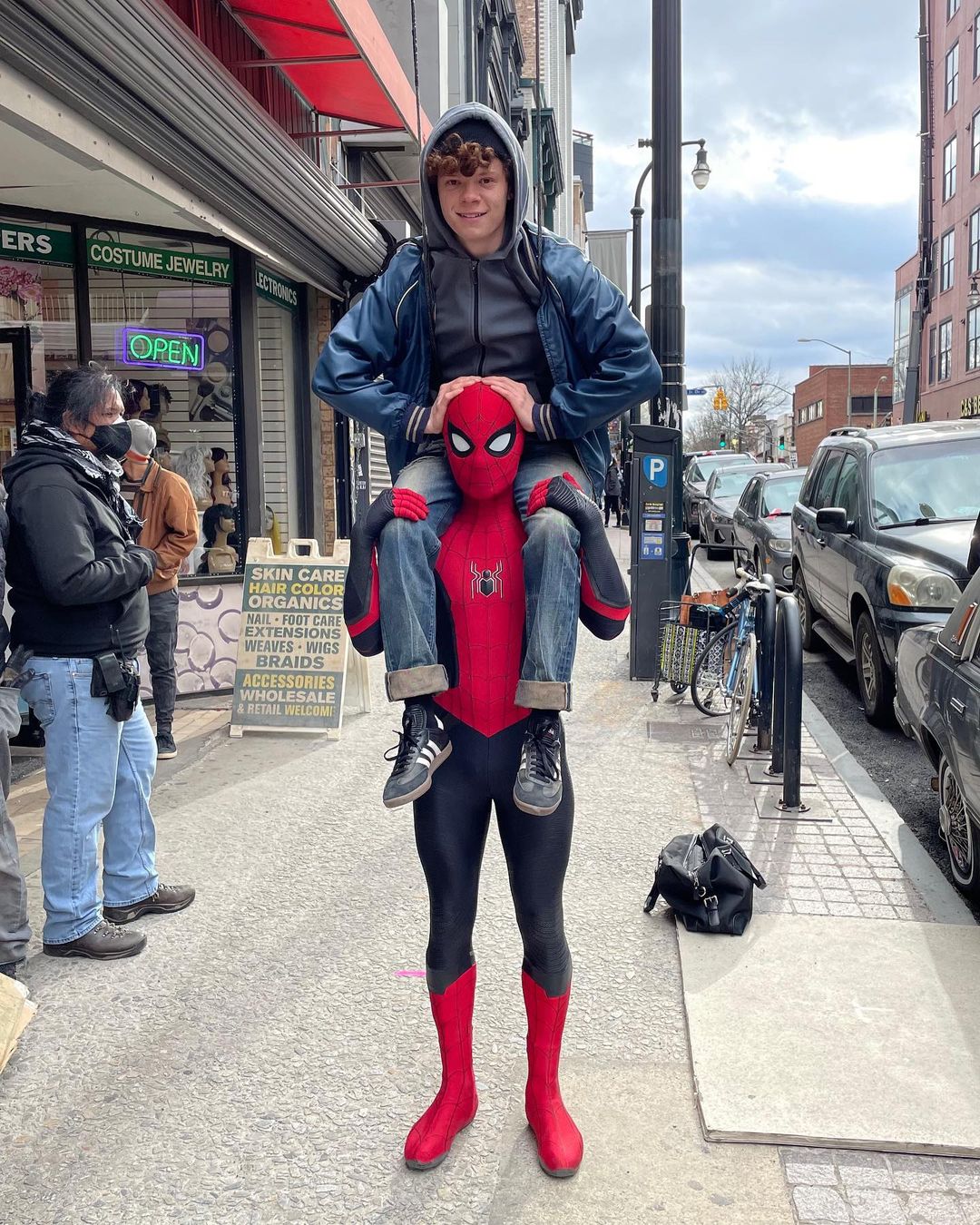 Tom Holland Spider-Man suit
