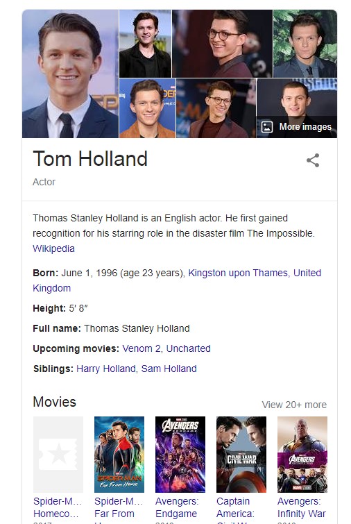 Tom Holland Venom 2