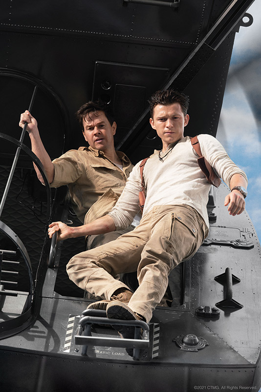 Uncharted Tom Holland and Mark Wahlberg