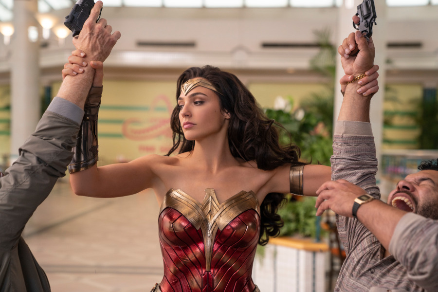 Wonder Woman 1984 mall scene Gal Gadot