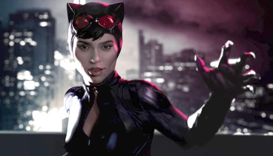 Zoe Kravitz Catwoman Batman fan art