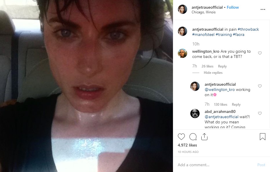 Antje Traue Faora Return