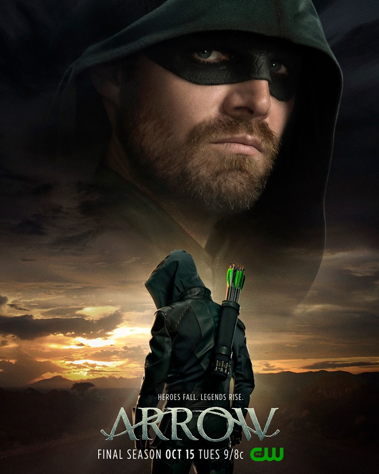 Arrow final season poster stephen amell