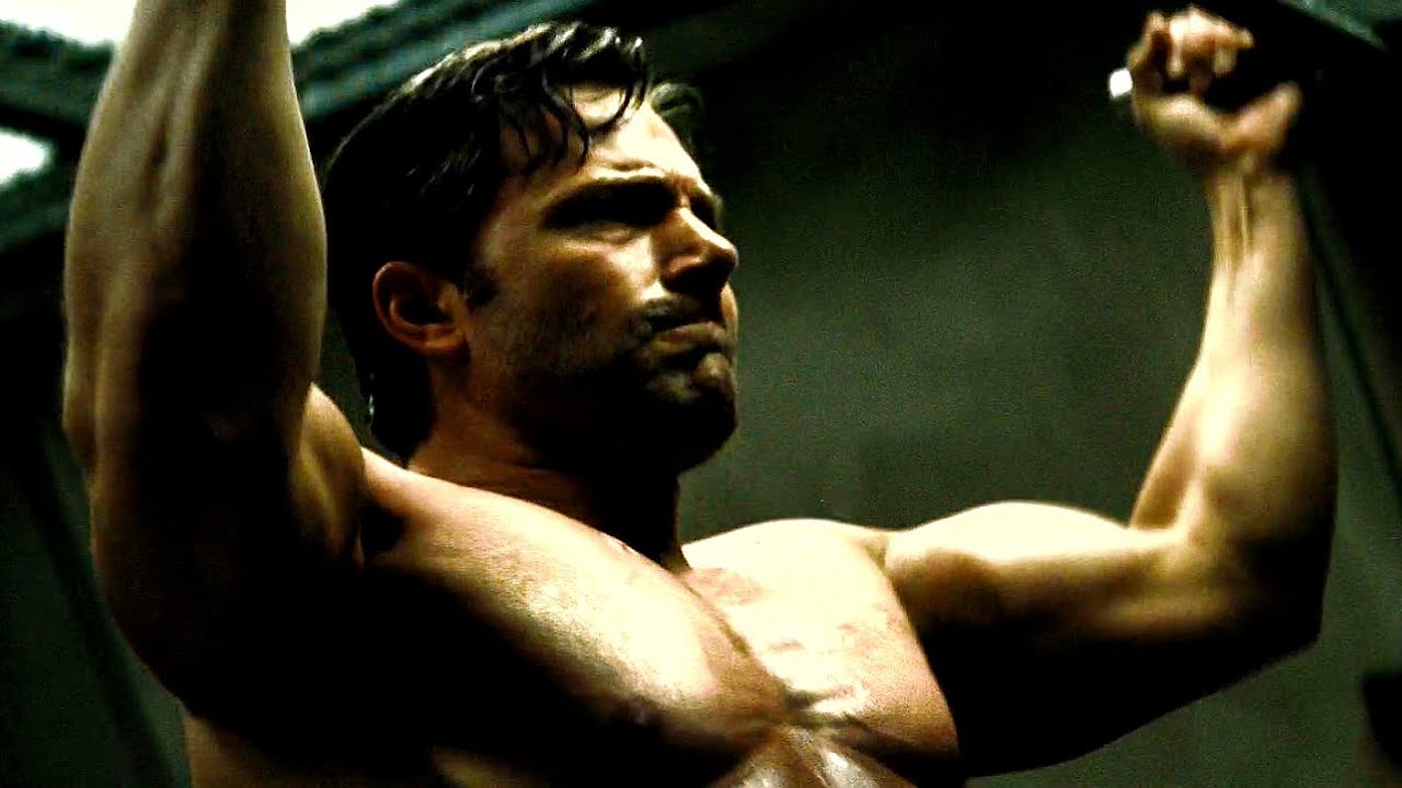 Ben Affleck shirtless Batman vs Superman