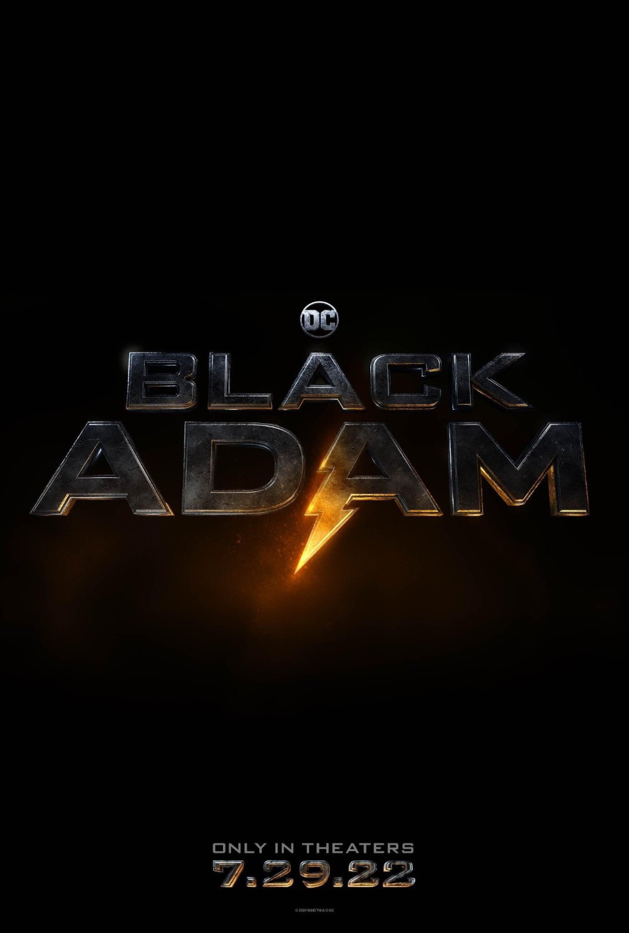 Black Adam release date poster