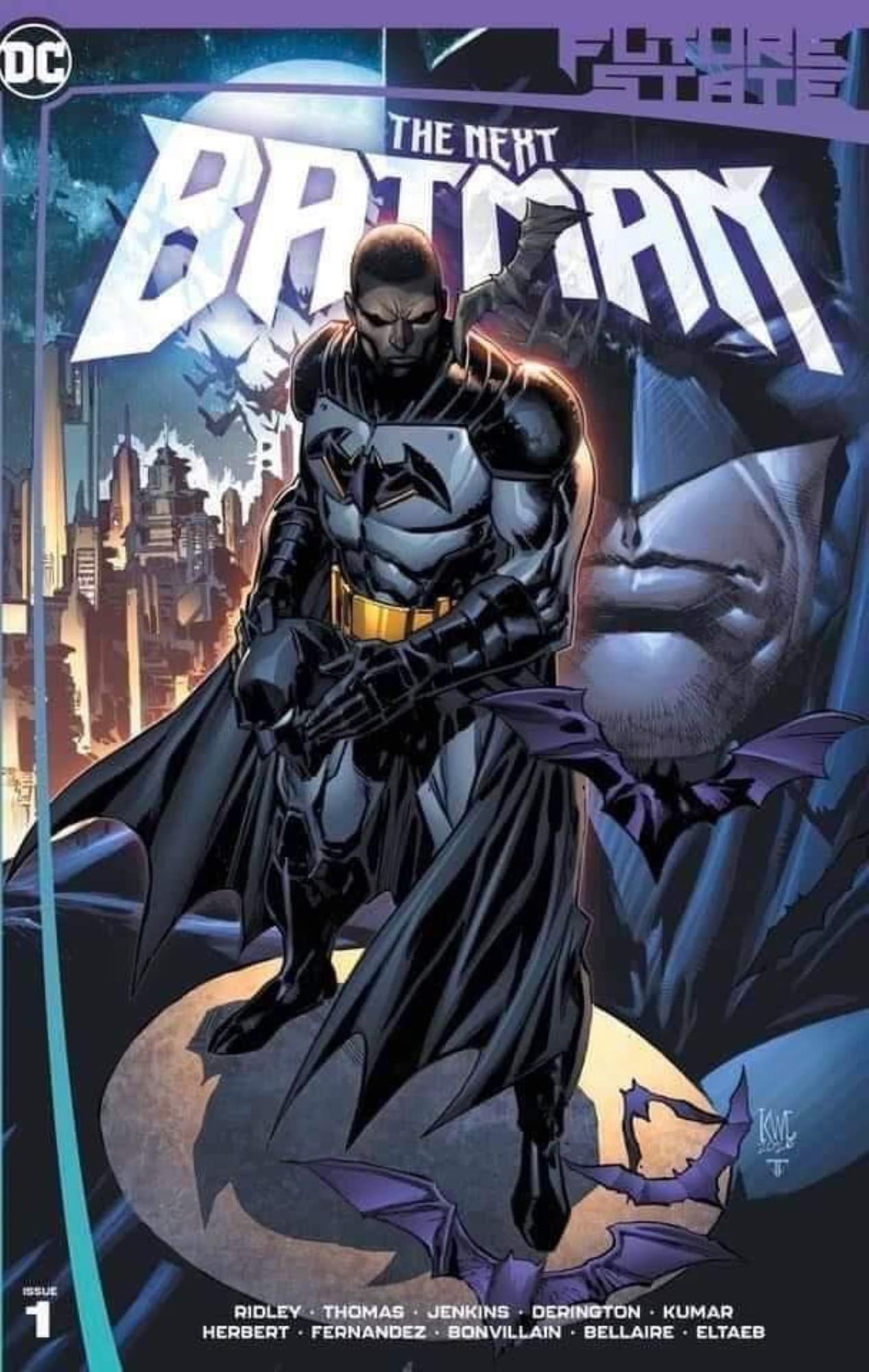 Black Batman Unmasked By DC Comics | Cosmic Book News