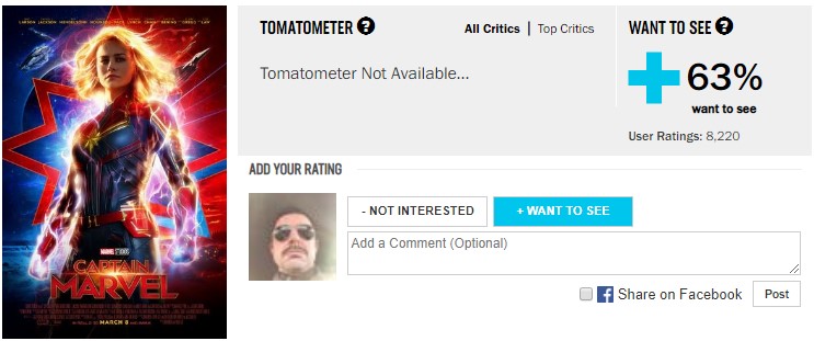 Captain Marvel Rotten Tomatoes