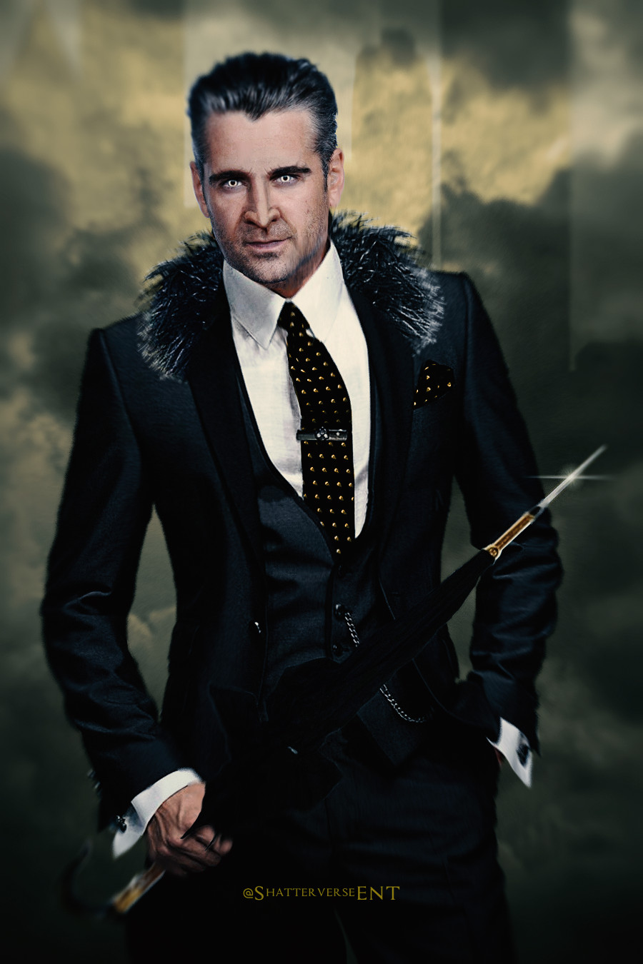 Colin Farrell Penguin Fan art Batman