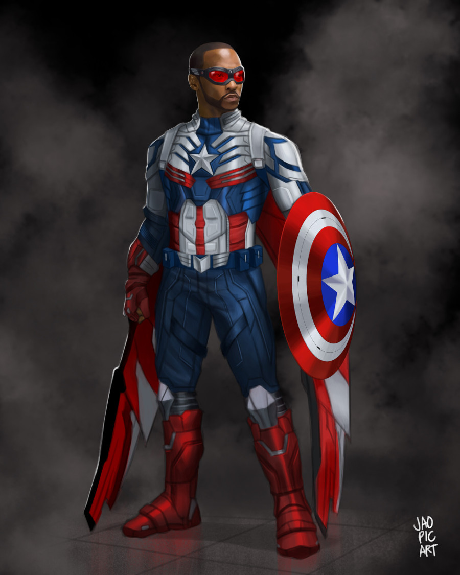Falcon Captain America fan art
