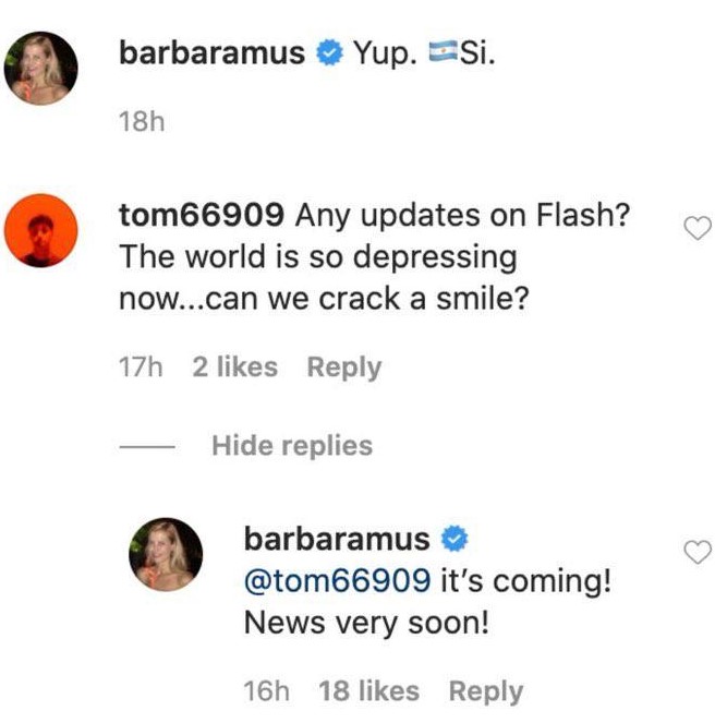 The Flash movie news Barbara Muschietti