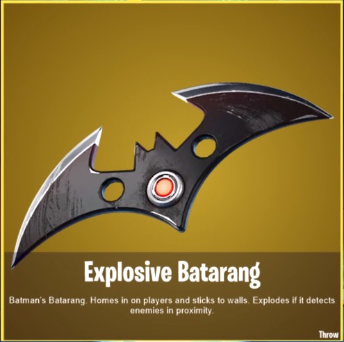 Batman Fortnite Gotham City Batarang