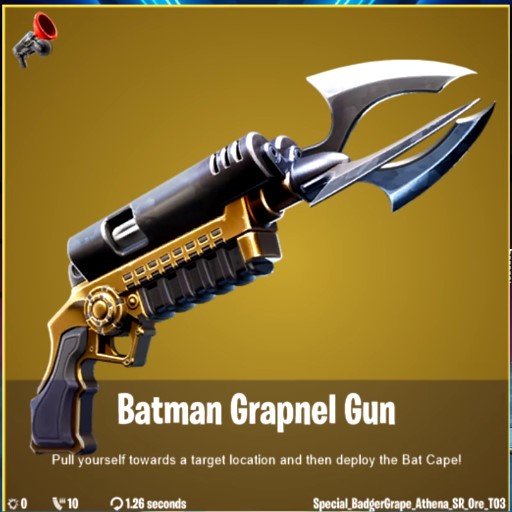 Batman Fortnite Gotham City Grapnel Gun