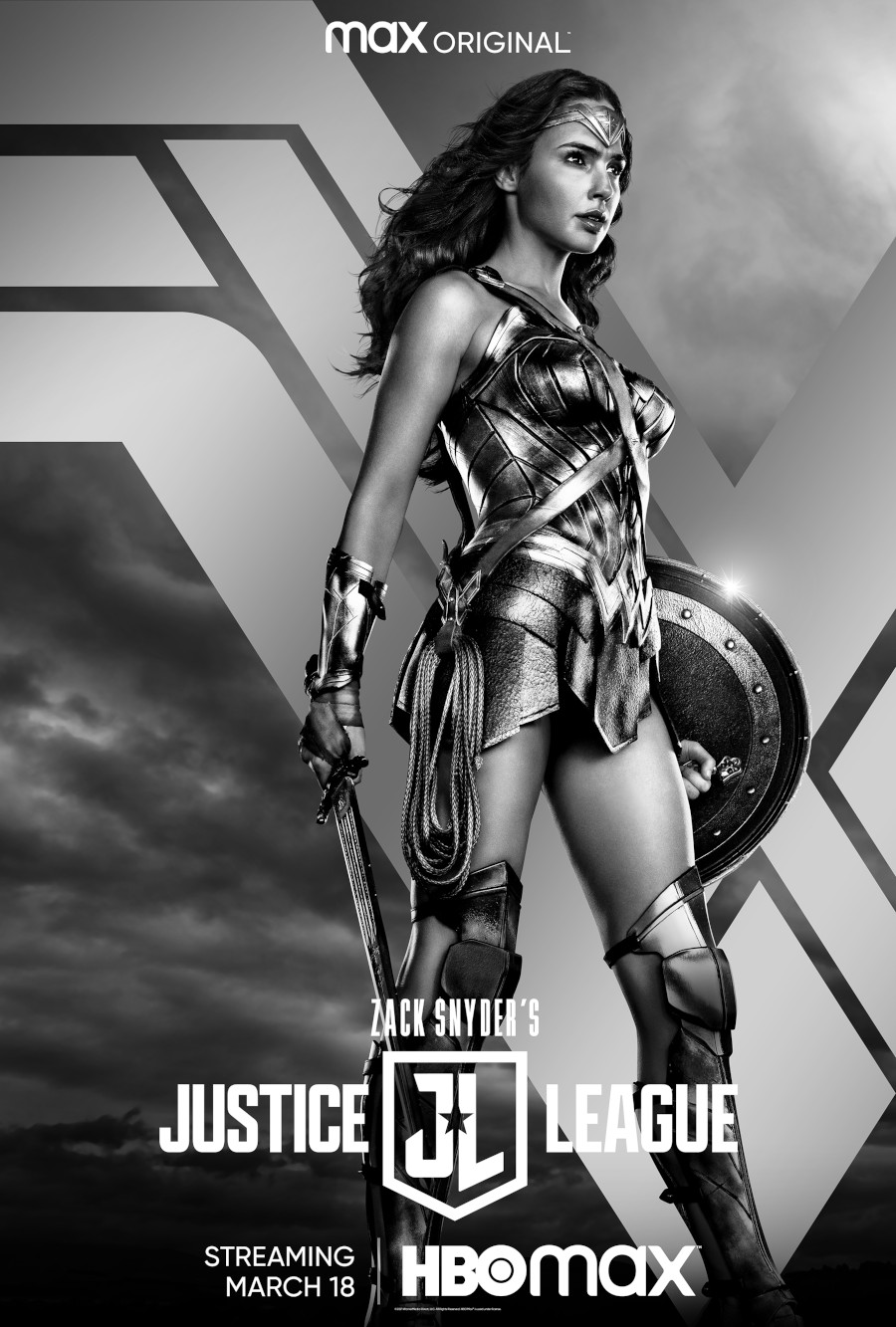 Gal Gadot Wonder Woman poster Zack Snyder's Justice League