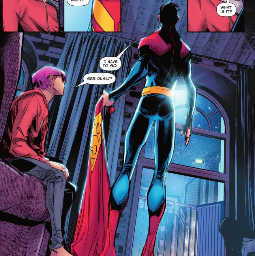 Gay Superman drops cape