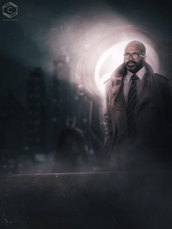 Jeffrey Wright Batman Jim Gordon fan art