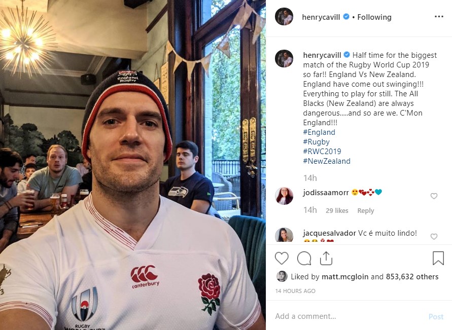 Henry Cavill Rugby