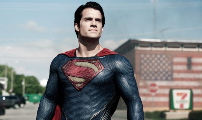 Henry Cavill Superman with American Flag
