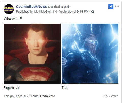 Henry Cavill Superman versus Chris Hemsworth Thor