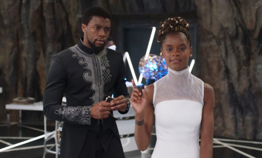 Letitia Wright Black Panther Chadwick Boseman