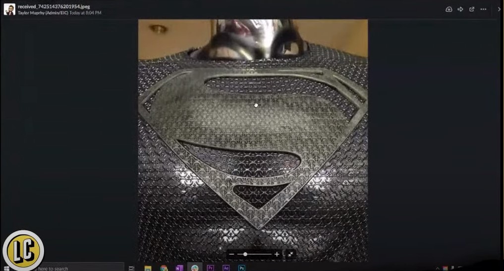 Superman Man of Steel black suit