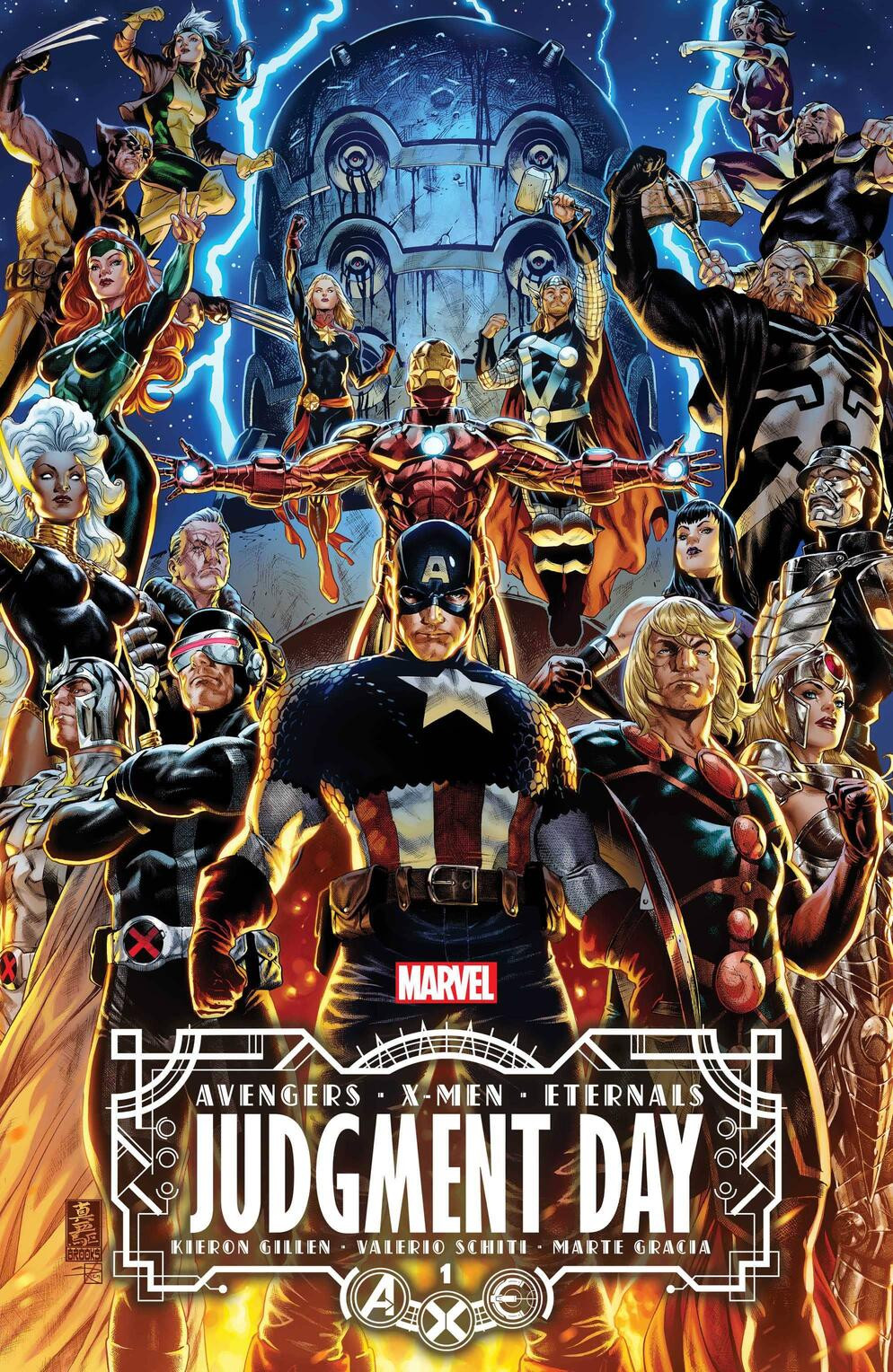 Marvel Judgement Day Avengers X-Men Eternals