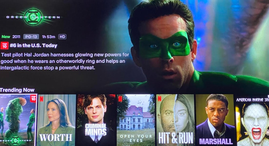 Netflix Ryan Reynolds Green Lantern