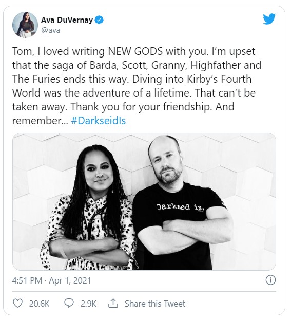 Ava DuVernay New Gods canceled