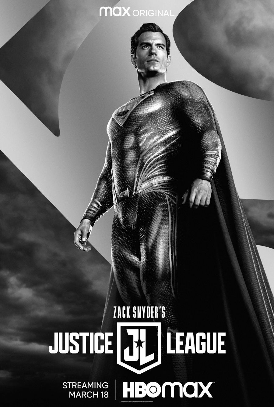 Superman Henry Cavill Zack Snyder's Justice league poster