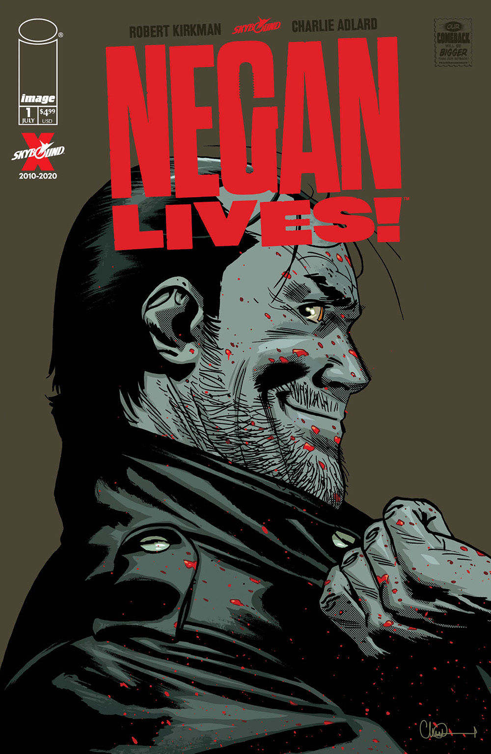 The Walking Dead Negan Special cover