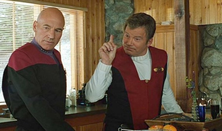 William Shatner Patrick Stewart Star Trek