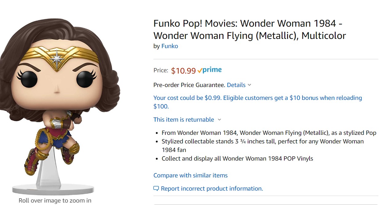 Wonder Woman 1984 flies