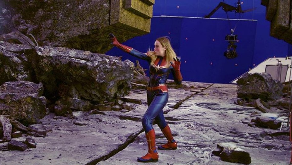 Brie Larson Captain Marvel Camera Test