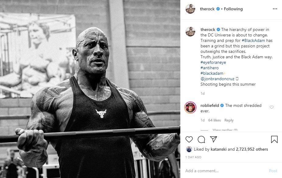 Dwayne Johnson and Henry Cavill Tease a Black Adam and Superman Face-Off —  GeekTyrant