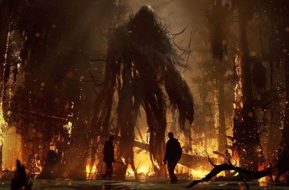 Justice League Dark Swamp Thing Concept art