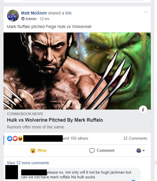 Mark Ruffalo Hulk sucks