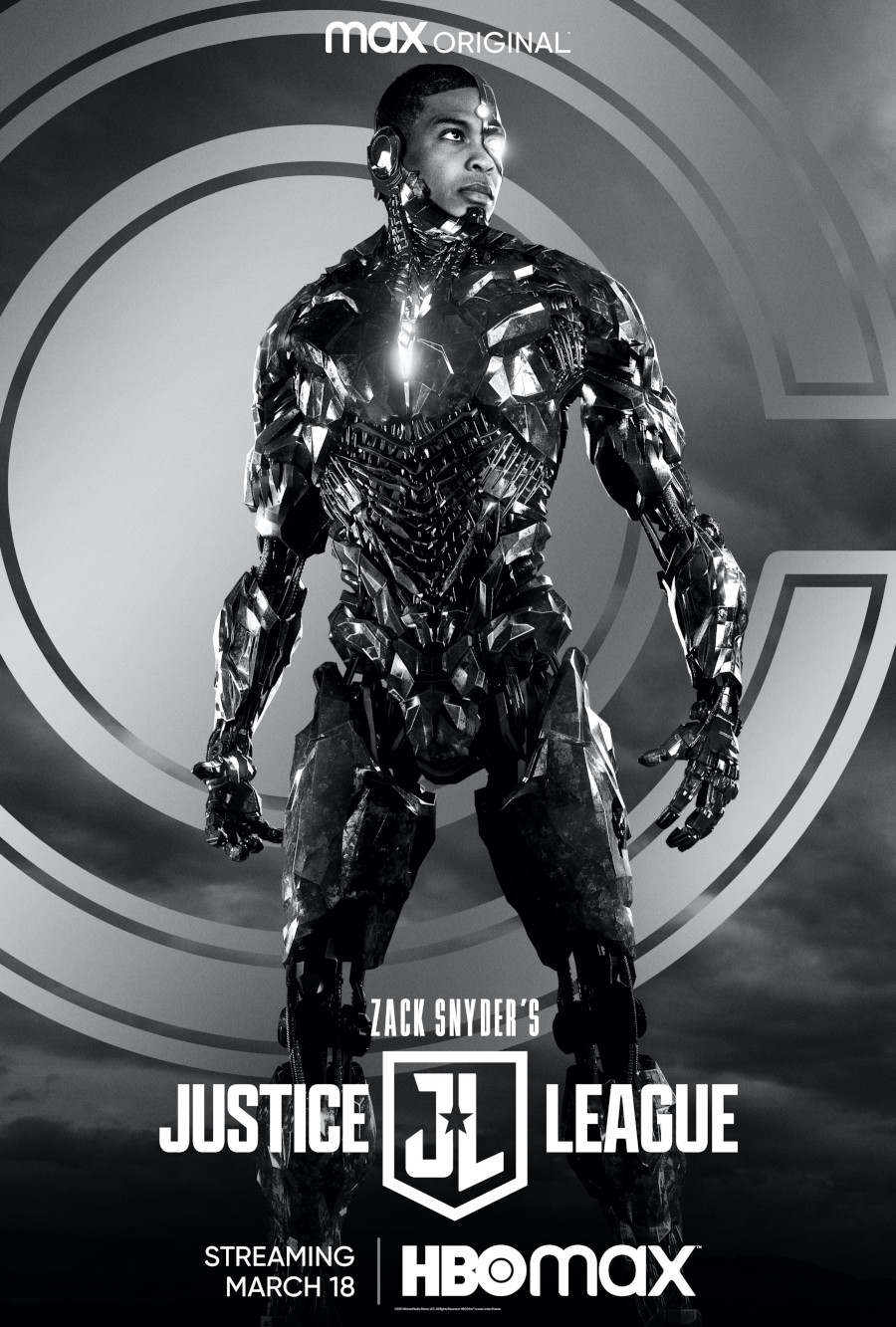 Ray Fisher Cyborg poster Zack Snyder's Justice League