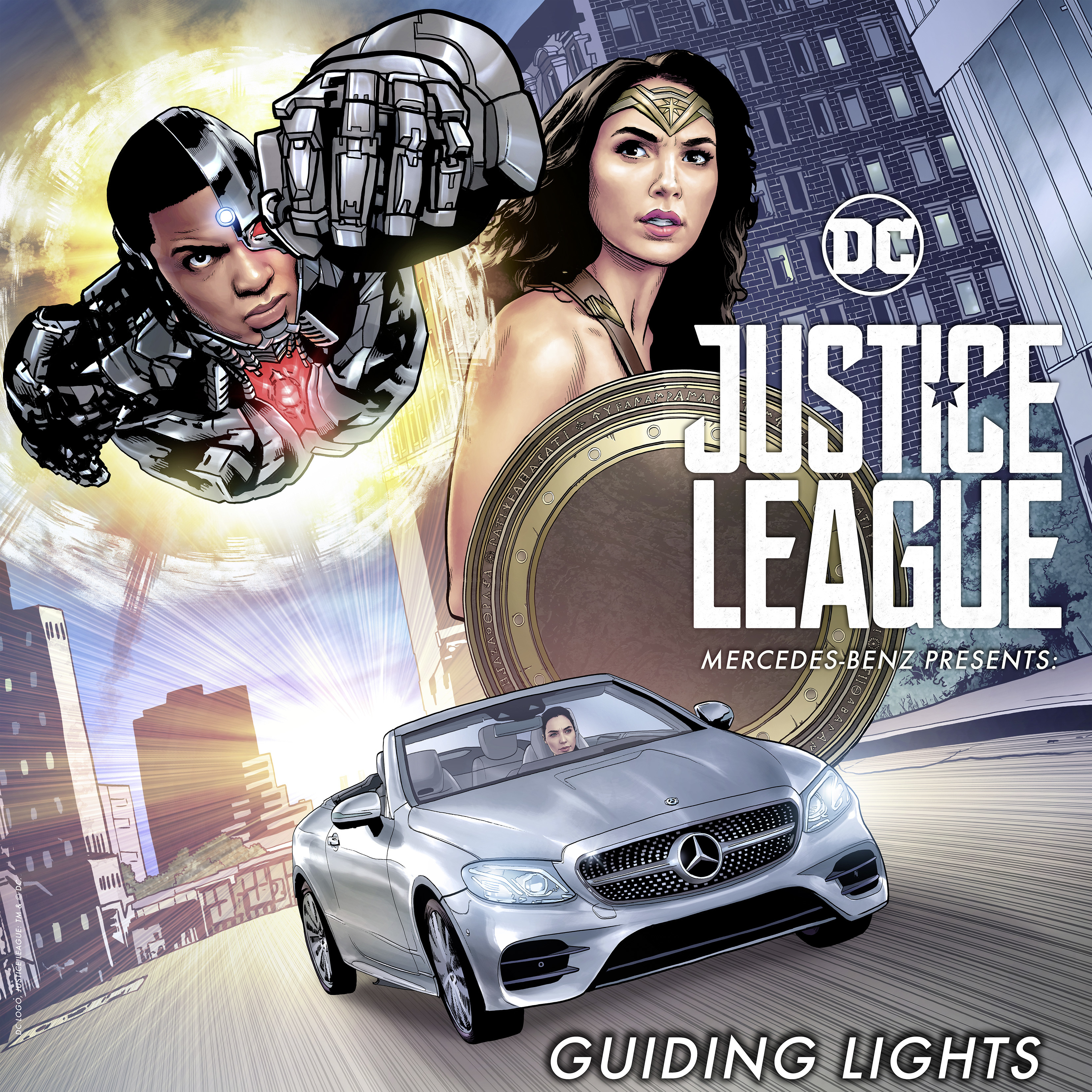 justice league mercedes